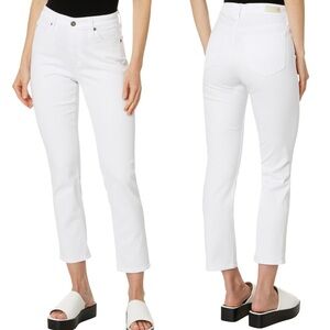 AG Adriano Goldschmied Women's High Rise White Jeans